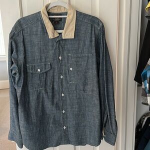 Men’s chambray casual shirt